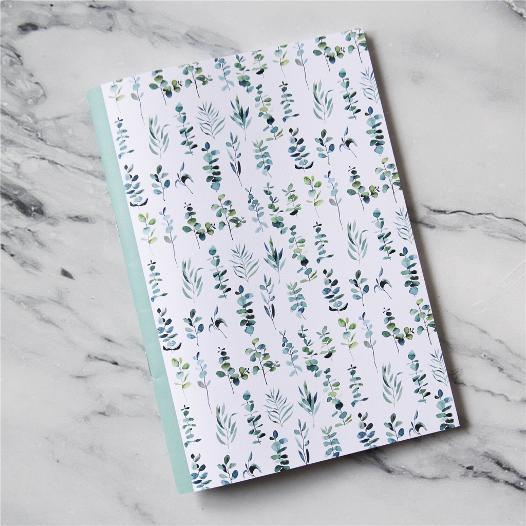 Gepunktetes Notizbuch A5 - Eukalyptus