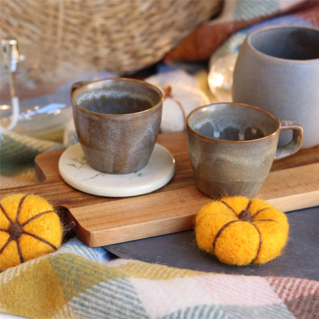 Braune Kaffeetasse