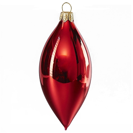 Rote glänzende Weihnachtsolive