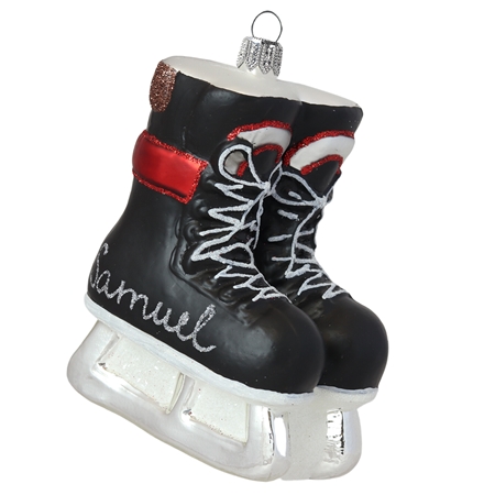 Hockey Schlittschuhe Sport mit Wunschtext