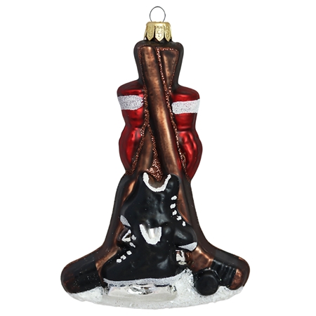 Christbaumschmuck Hockeyspieler Ausrüstung