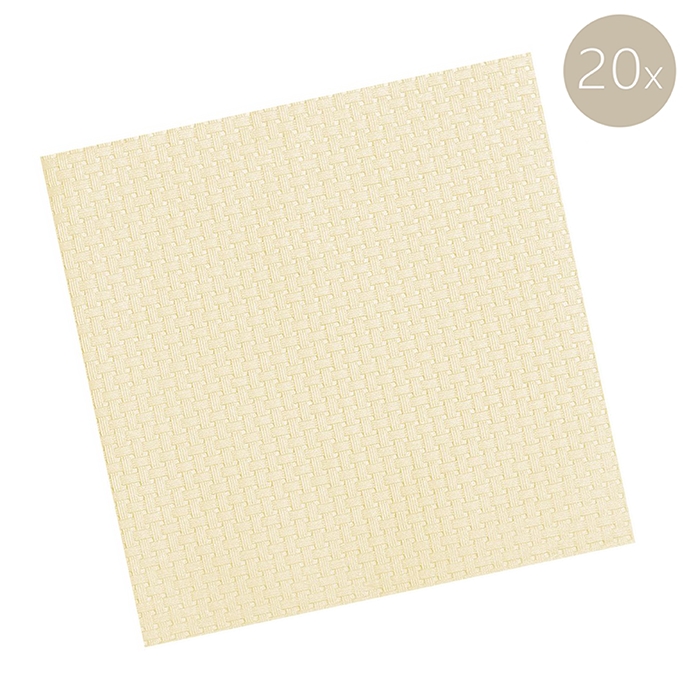  Servietten creme