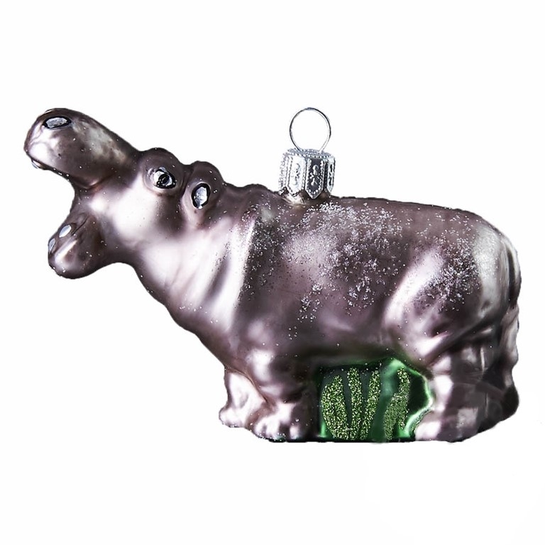Nilpferd aus Glas
