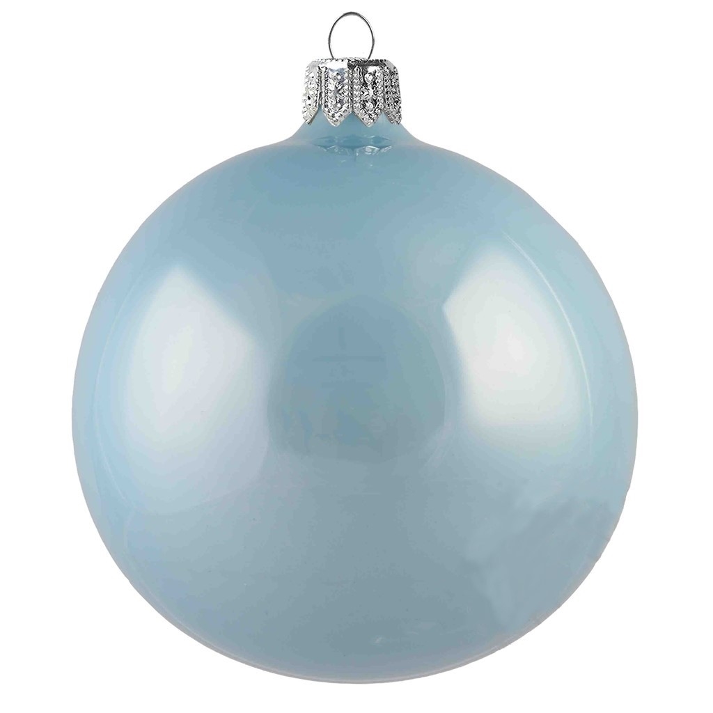 Glas Kugel himmelblau