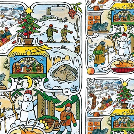 Josef Lada-Krippen-Geschenkpapier
