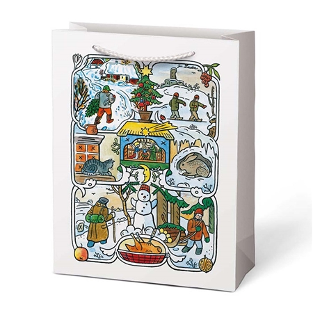 Geschenktüte Josef Lada weiß