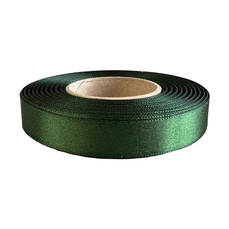 Satinband dunkelgrün breit