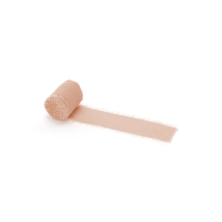 Lachsfarbenes Chiffonband