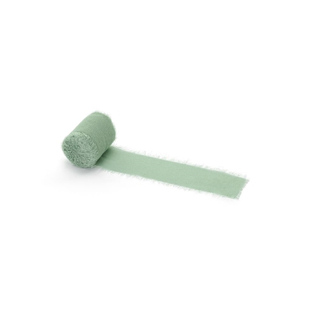 Pistaziengrünes Chiffonband