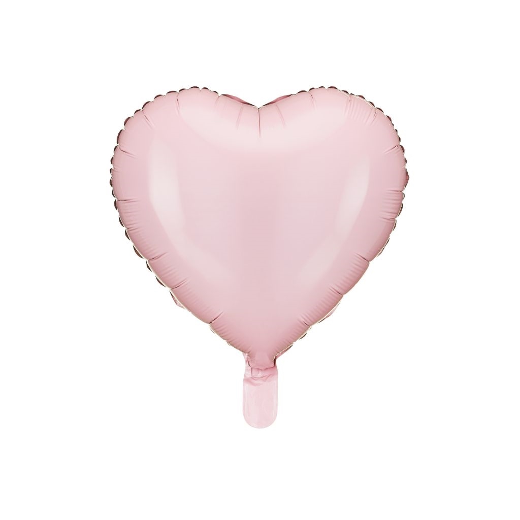 Folienballon in Form eines rosa Herzens