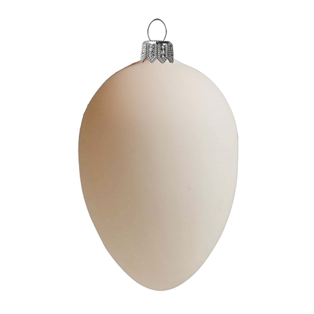 Glasbeige Osterei