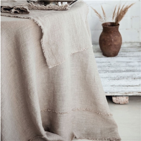 Tischdecke aus Naturleinen