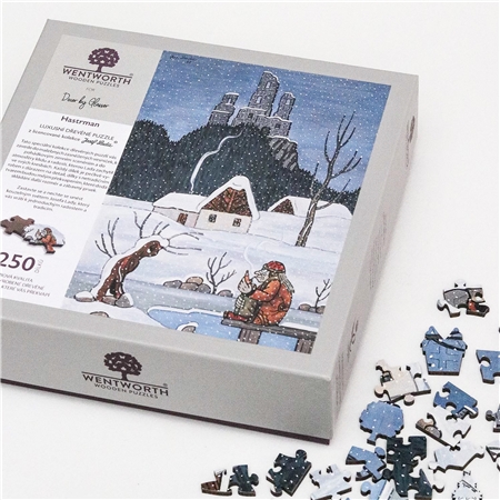 Holzpuzzle Josef Lada Hastrman