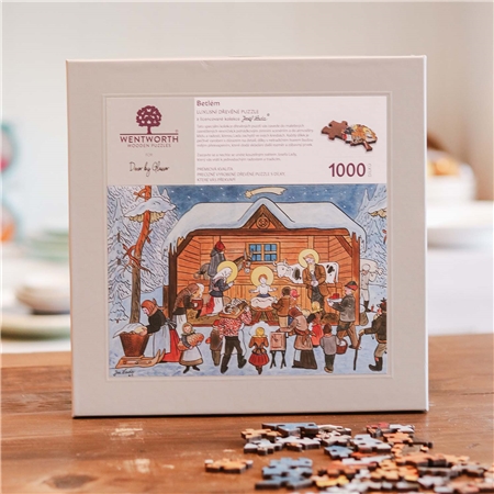 Holzpuzzle Josef Lada Bethlehem