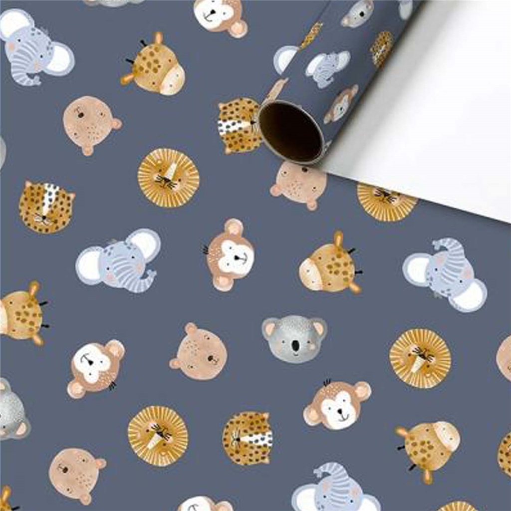 Geschenkpapier mit Safaritieren