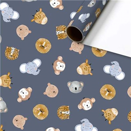 Geschenkpapier mit Safaritieren