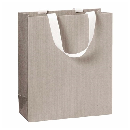 Geschenktüte beige-grau mittel