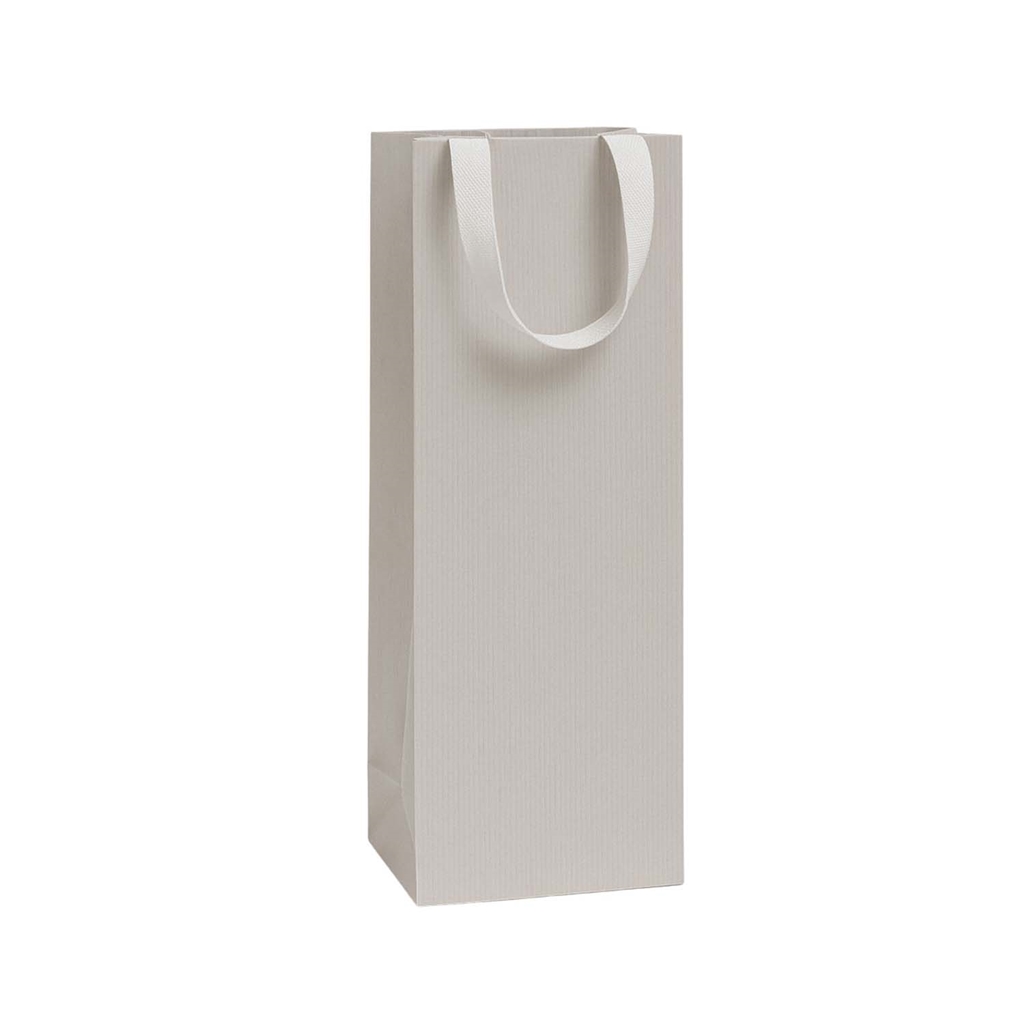Wein-Geschenktasche beige-grau