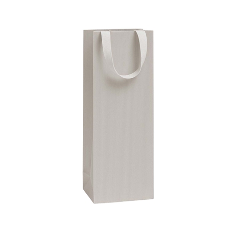 Wein-Geschenktasche beige-grau
