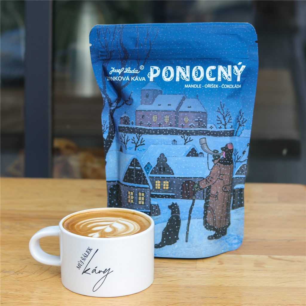 Set "Ponocný a jeho šálek kávy"