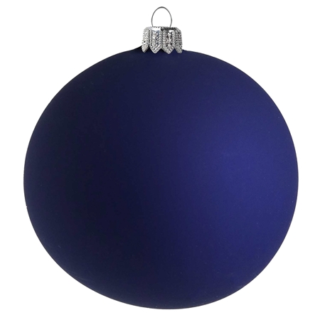 Glasornament in der Farbe der Nacht