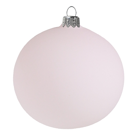 Glaskolben pastellrosa