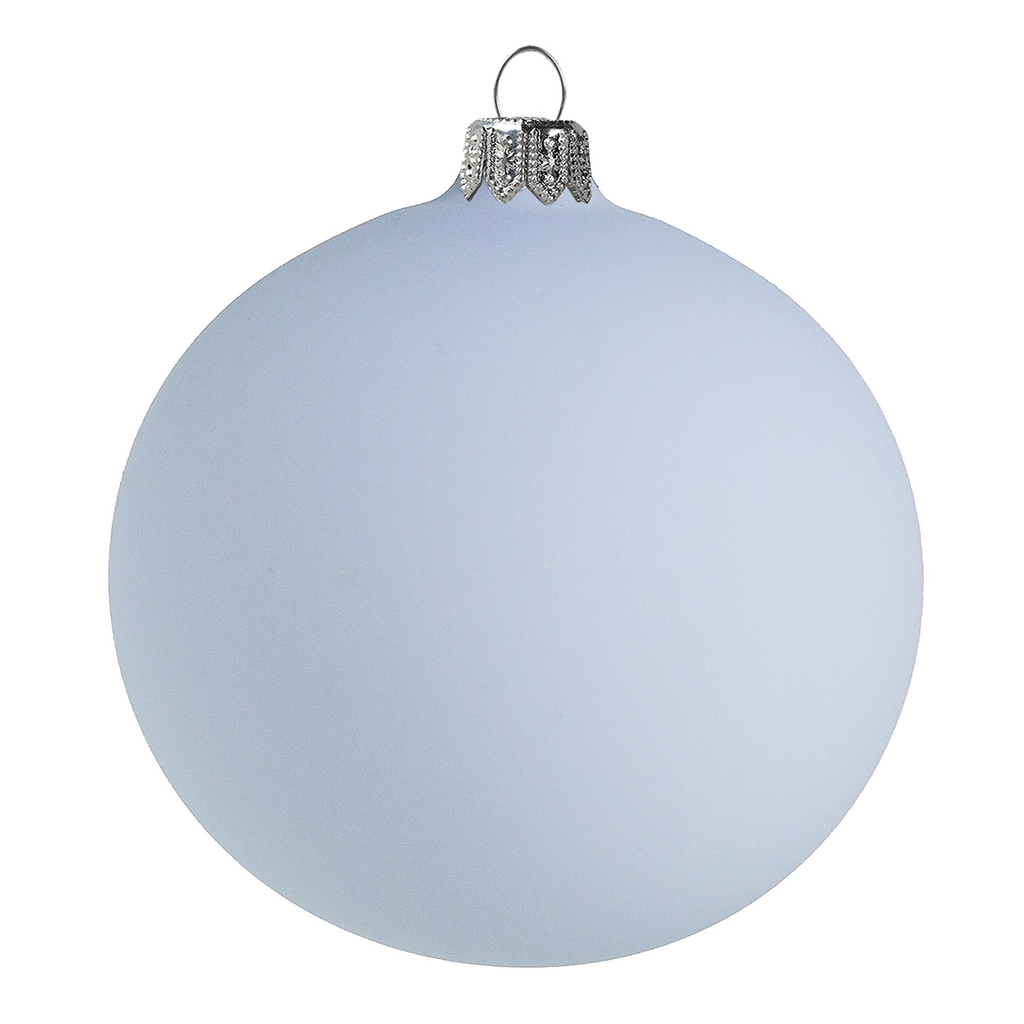 Glaskolben pastellblau