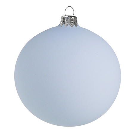 Glaskolben pastellblau