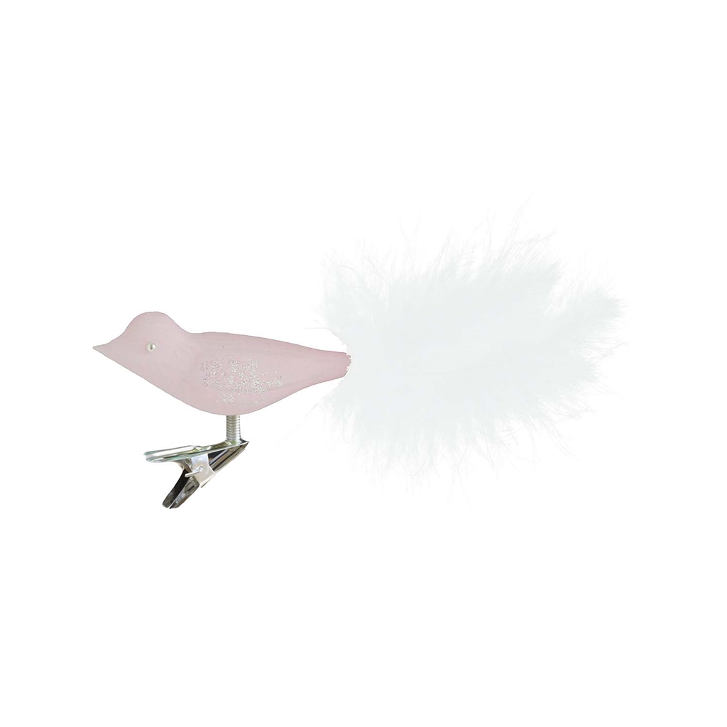 Glasvogel pastellrosa