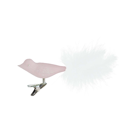 Glasvogel pastellrosa