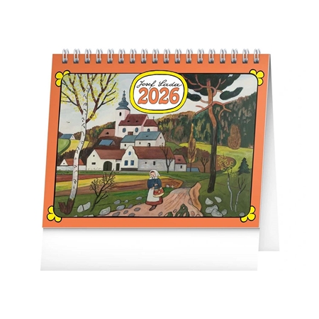 Wöchentlicher Tischkalender Josef Lada 2026
