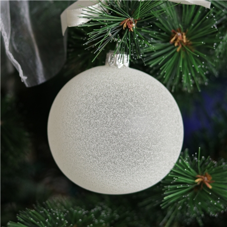  Glaskugel mit Schnee-Effekt