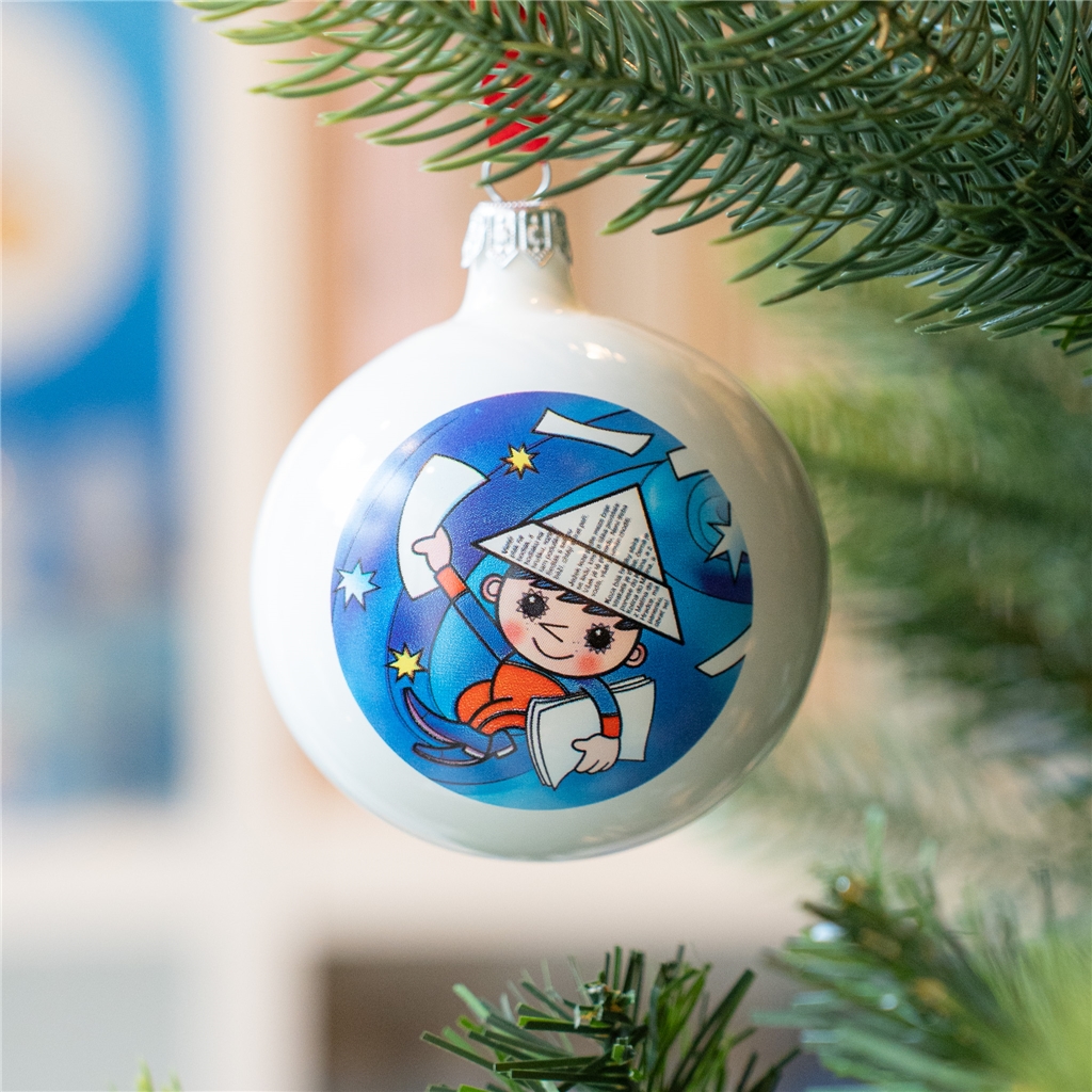 Glasornament - Abendstern am Sternenhimmel