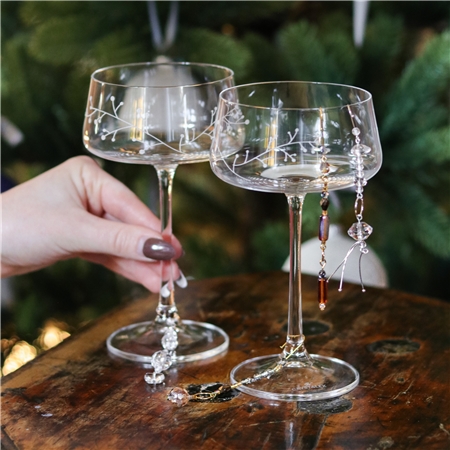 Schmuck für Glas - klare Variante I (Design Petra Lorenc x Decor by Glassor)