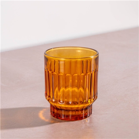 Bernsteinfarbenes Glas 300ml