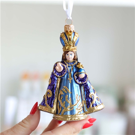 Der kleine Jesus von Prag im purpurnen Gewand