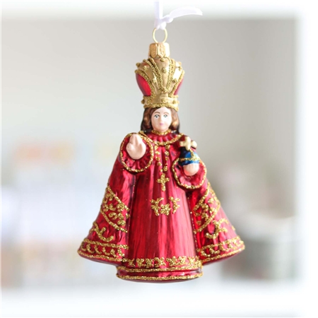 Jesuskind im roten Gewand