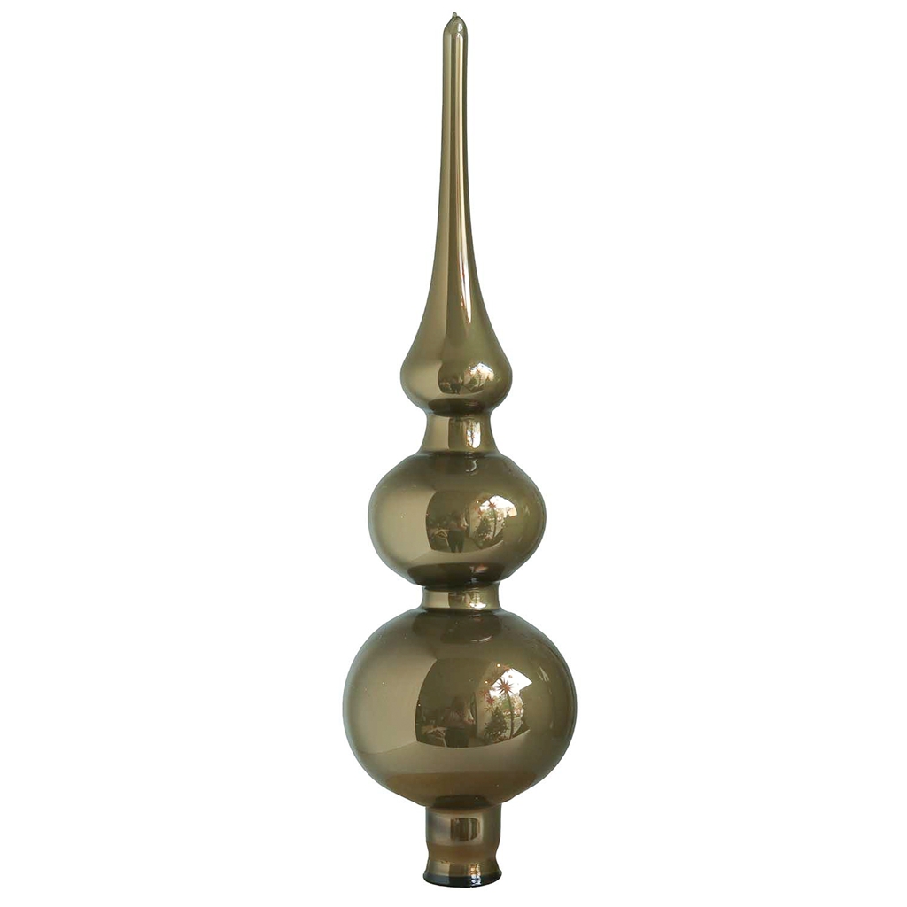Spitze in Khaki-Opal
