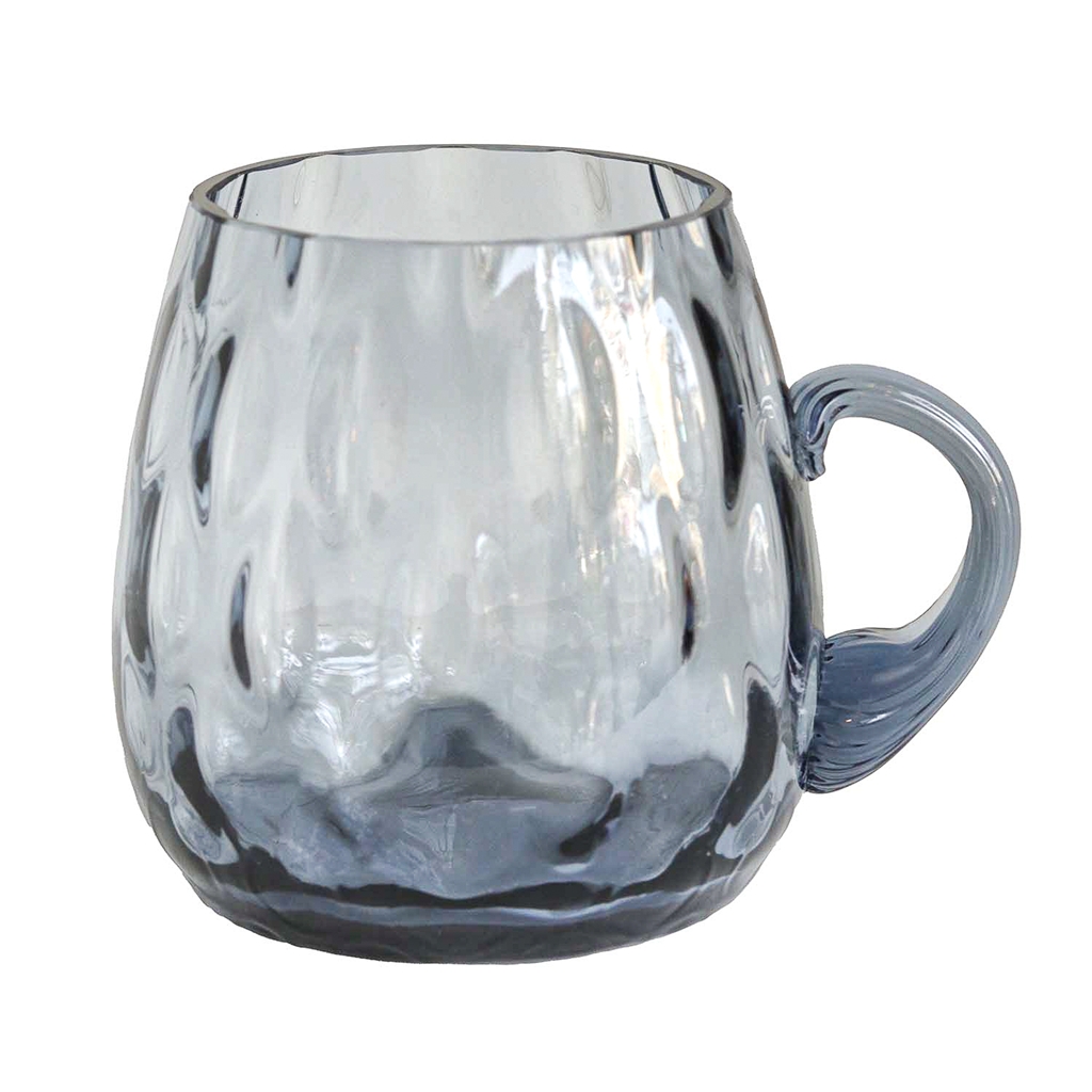 Graublauer Oliva-Bierkrug