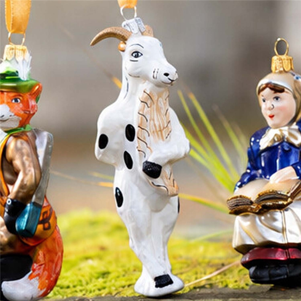 Glasfigur „Bobeš, der Ziegenbock“