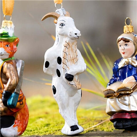 Glasfigur „Bobeš, der Ziegenbock“